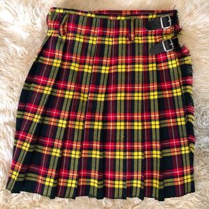 🤩VINTAGE Scottish Tartan Kilt/Pleated Skirt